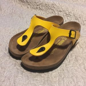 Yellow Birkenstocks